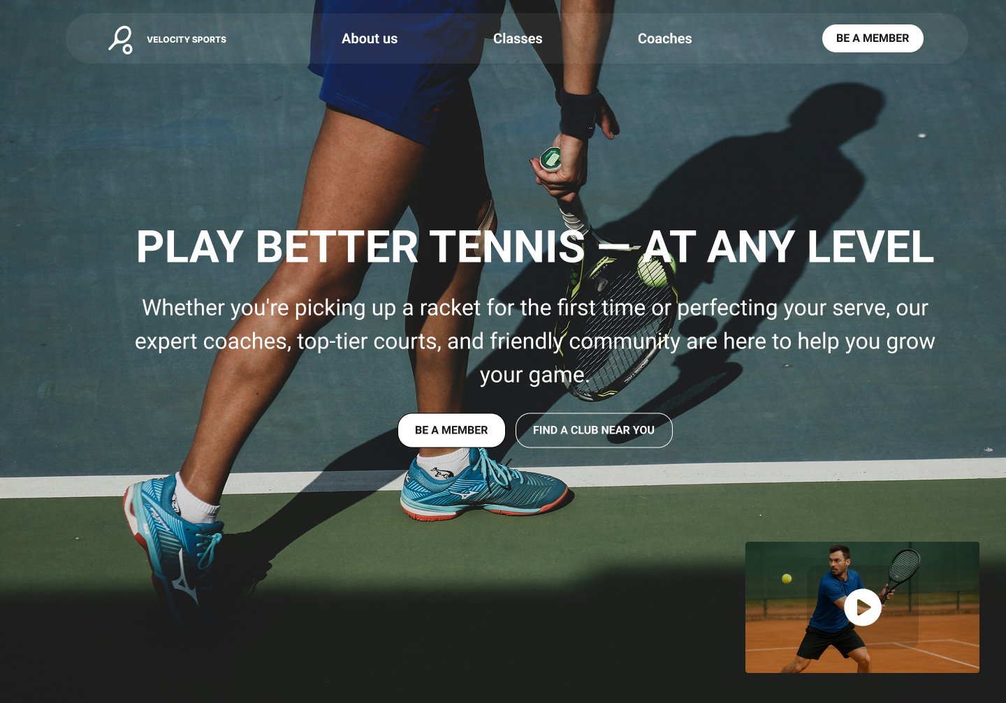 Play Better Tennis- Redesign-Sabrina-Web-Designer
